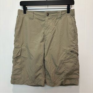 Men’s Columbia Khaki Performance Cargo Shorts Size 30